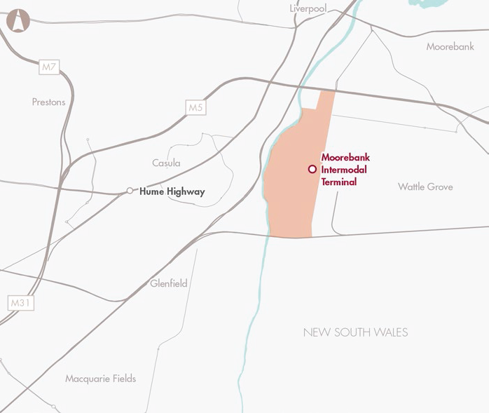 Moorebank Intermodal Terminal road connections upgrade