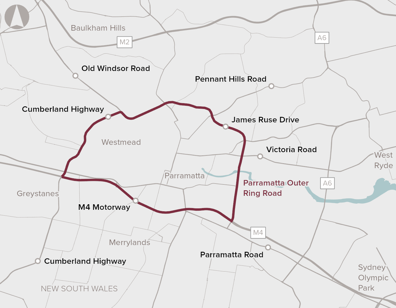 Parramatta Outer Ring Road capacity