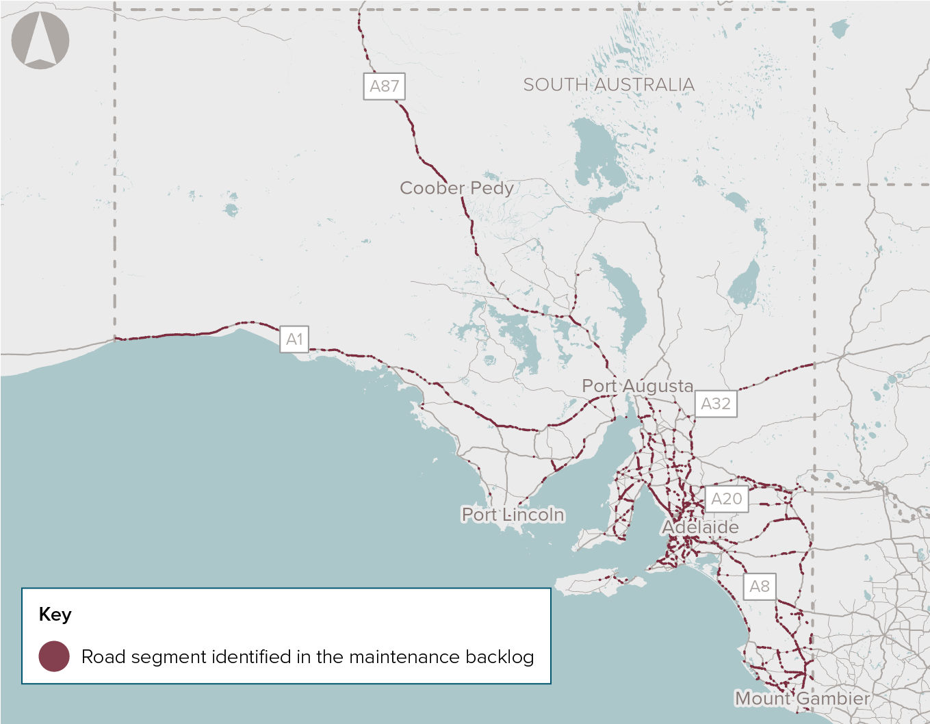 South Australian road network maintenance