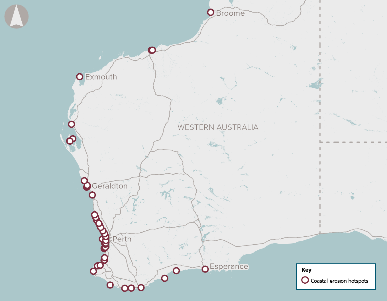 Western Australia costal hazards