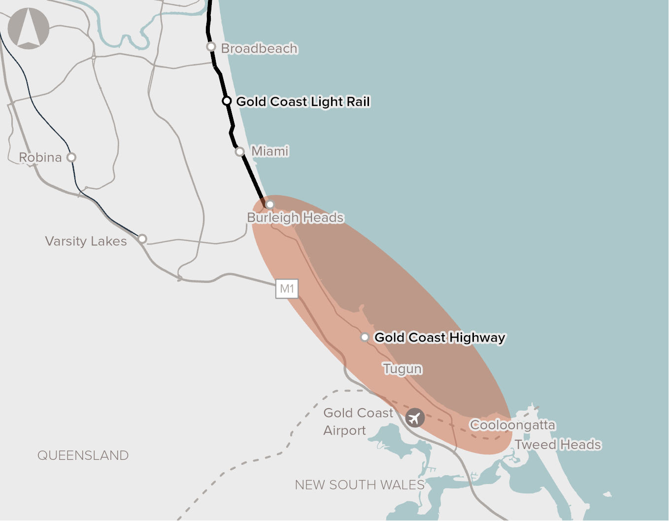 Southern Gold Coast transport connectivity