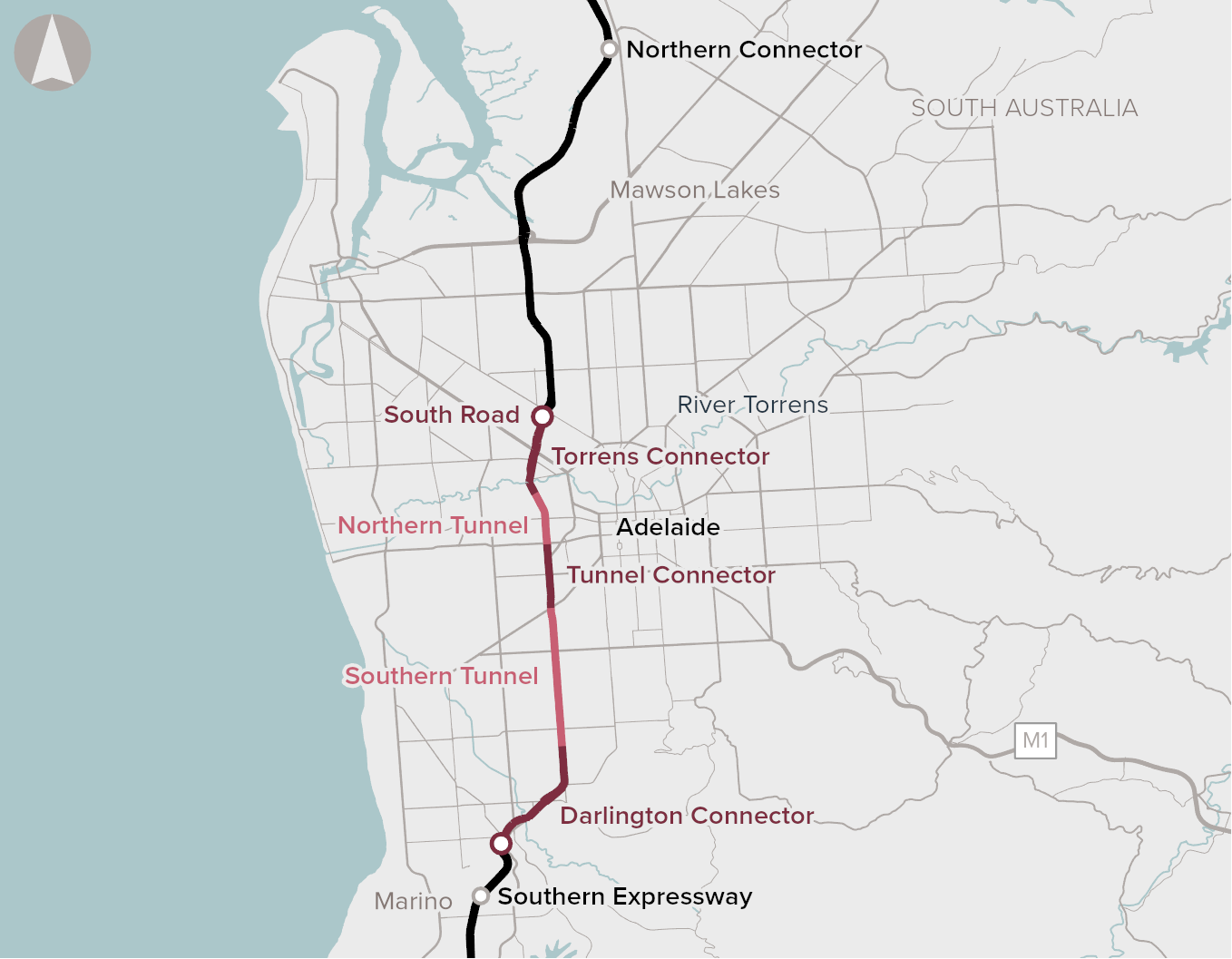 0293_North_South_Corridor map